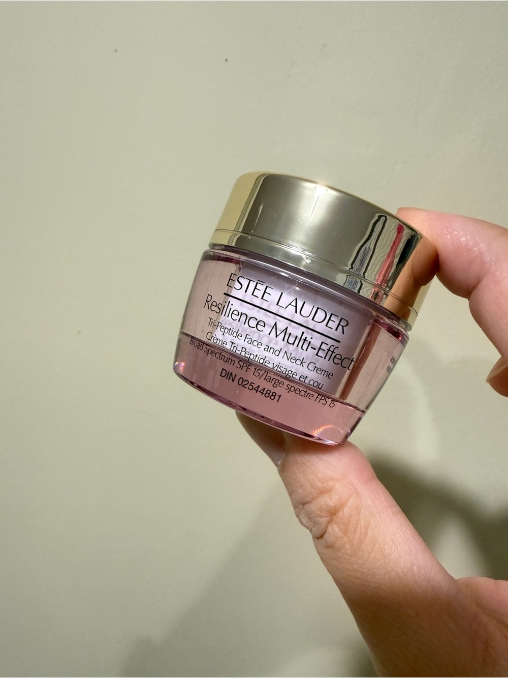 Estee Lauder Resilience Multi-Effect Face & Neck Creme travel size 15ml